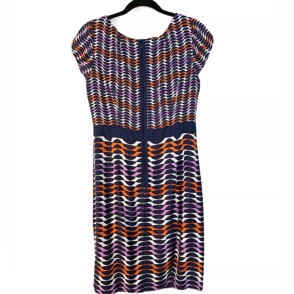 Boden geometric silk dress - Picture 4 of 8